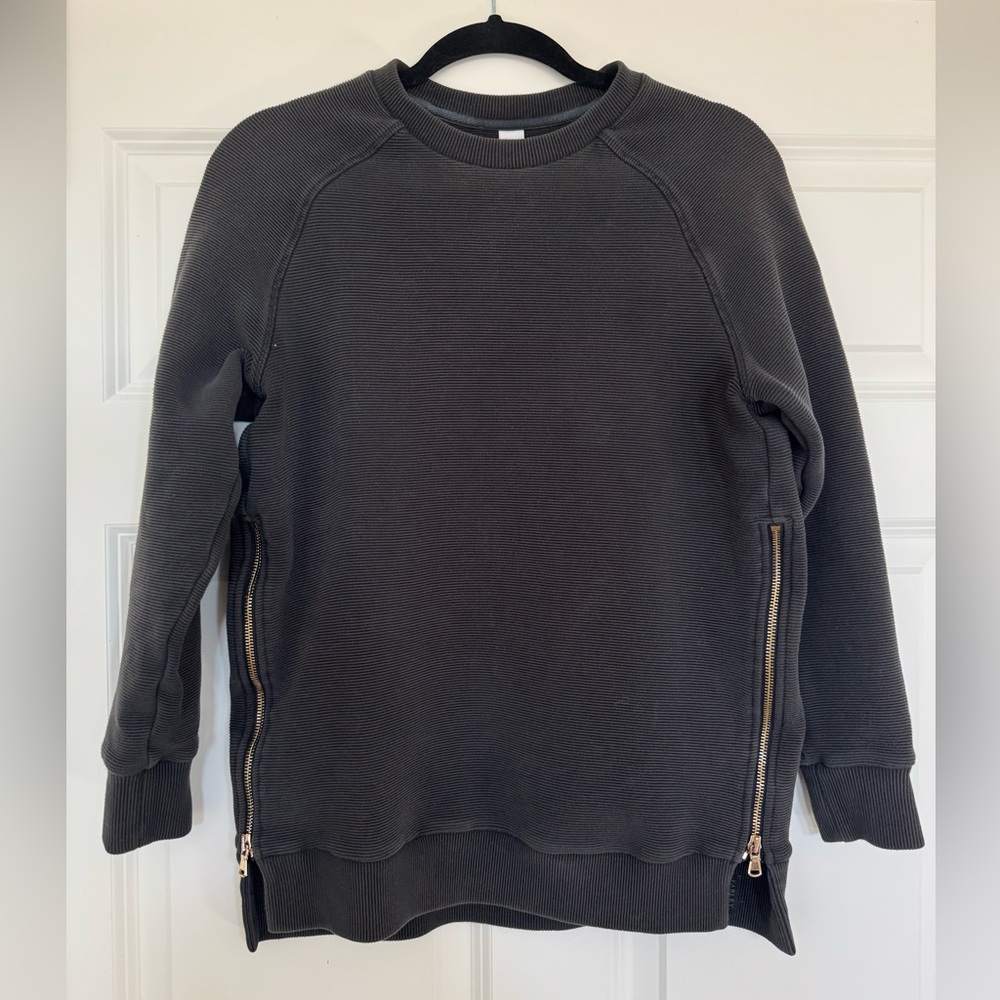 Varley Ribbed Manning Sweatshirt Black